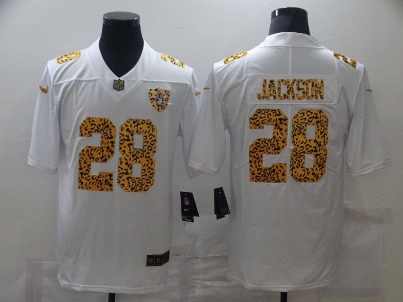 Men's Las Vegas Raiders Josh Jacobs #28 White Team Jersey